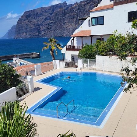 Apartment Mit Sonnenterrasse Und Panorama - Meerblick, 5 Min. Von Hafen + Strand Acantilado de los Gigantes Esterno foto