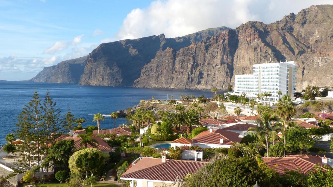 Apartment Mit Sonnenterrasse Und Panorama - Meerblick, 5 Min. Von Hafen + Strand Acantilado de los Gigantes Esterno foto