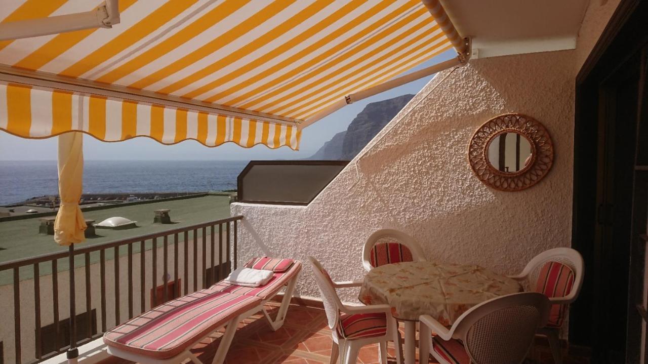 Apartment Mit Sonnenterrasse Und Panorama - Meerblick, 5 Min. Von Hafen + Strand Acantilado de los Gigantes Esterno foto