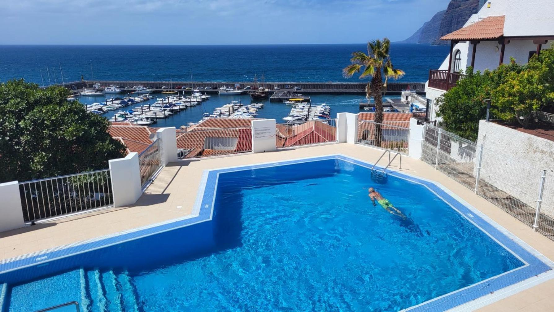 Apartment Mit Sonnenterrasse Und Panorama - Meerblick, 5 Min. Von Hafen + Strand Acantilado de los Gigantes Esterno foto